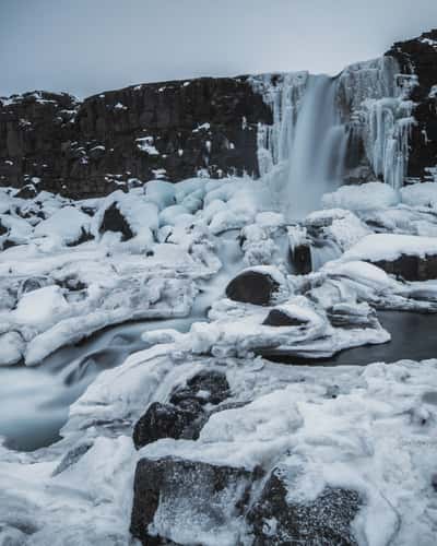 Öxararfoss Waterfall