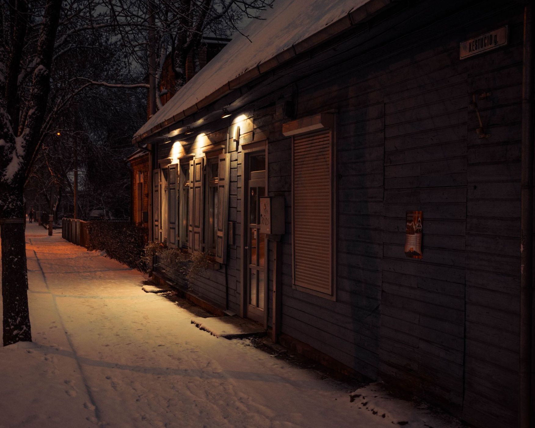 Old wood house, Žvėrynas district, Vilnius, Lithuania