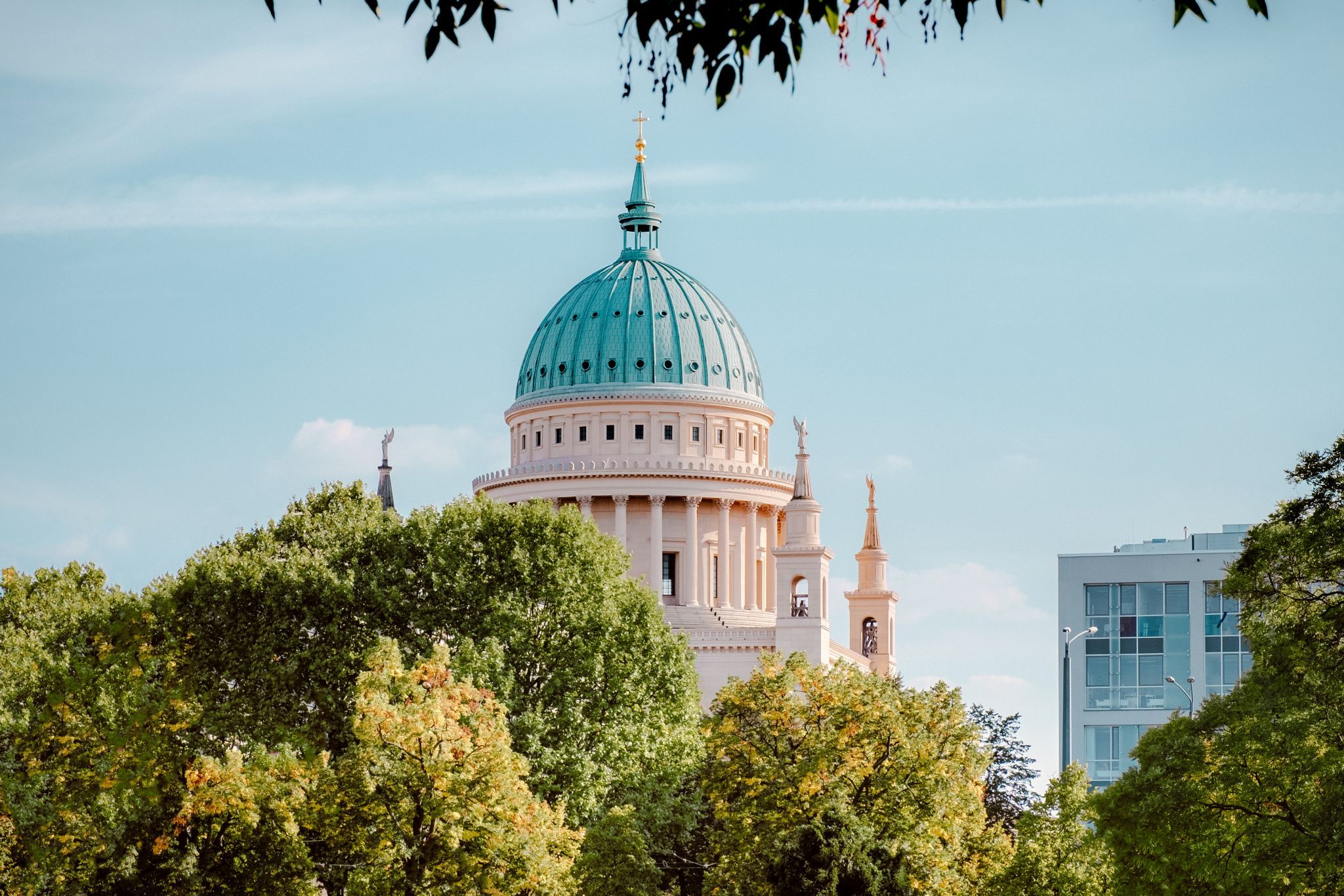 View of St. Nikolai, Potsdam, Germany
