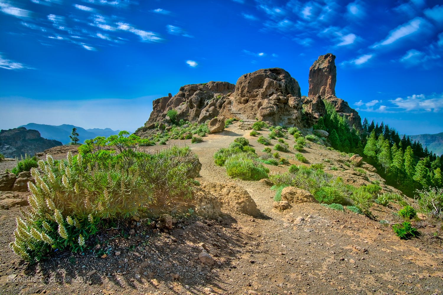 roque nublo, Spain