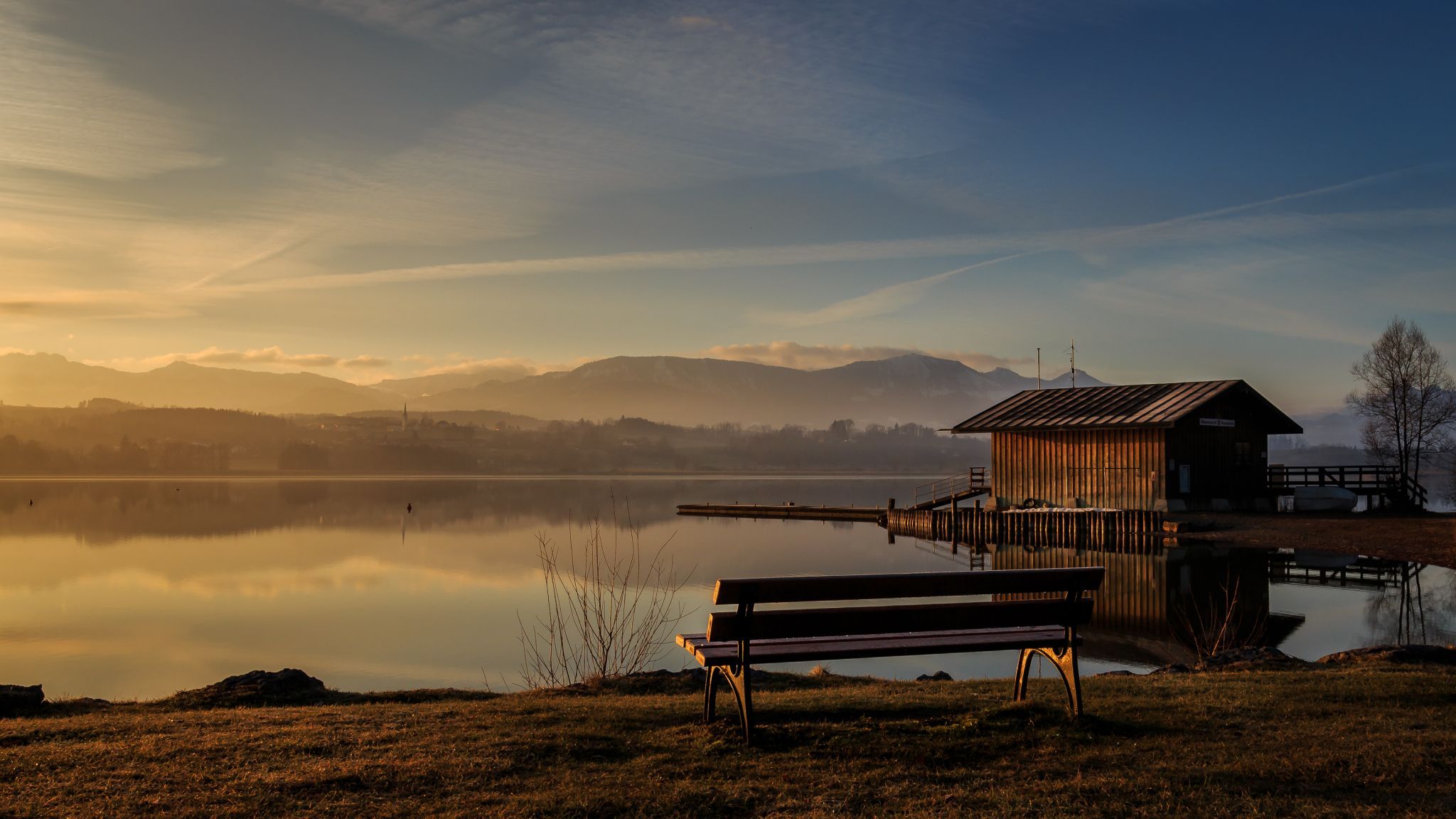 Simsee (Germany, Bavaria, Simsee), Germany