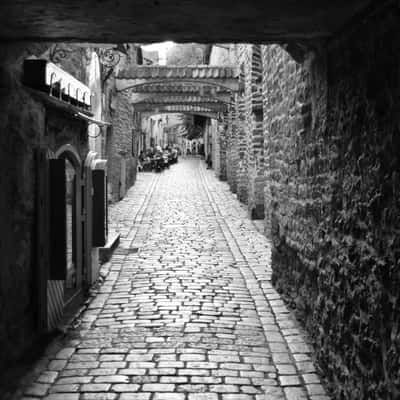 St Catherine's passage, old town of Tallinn, Estonia