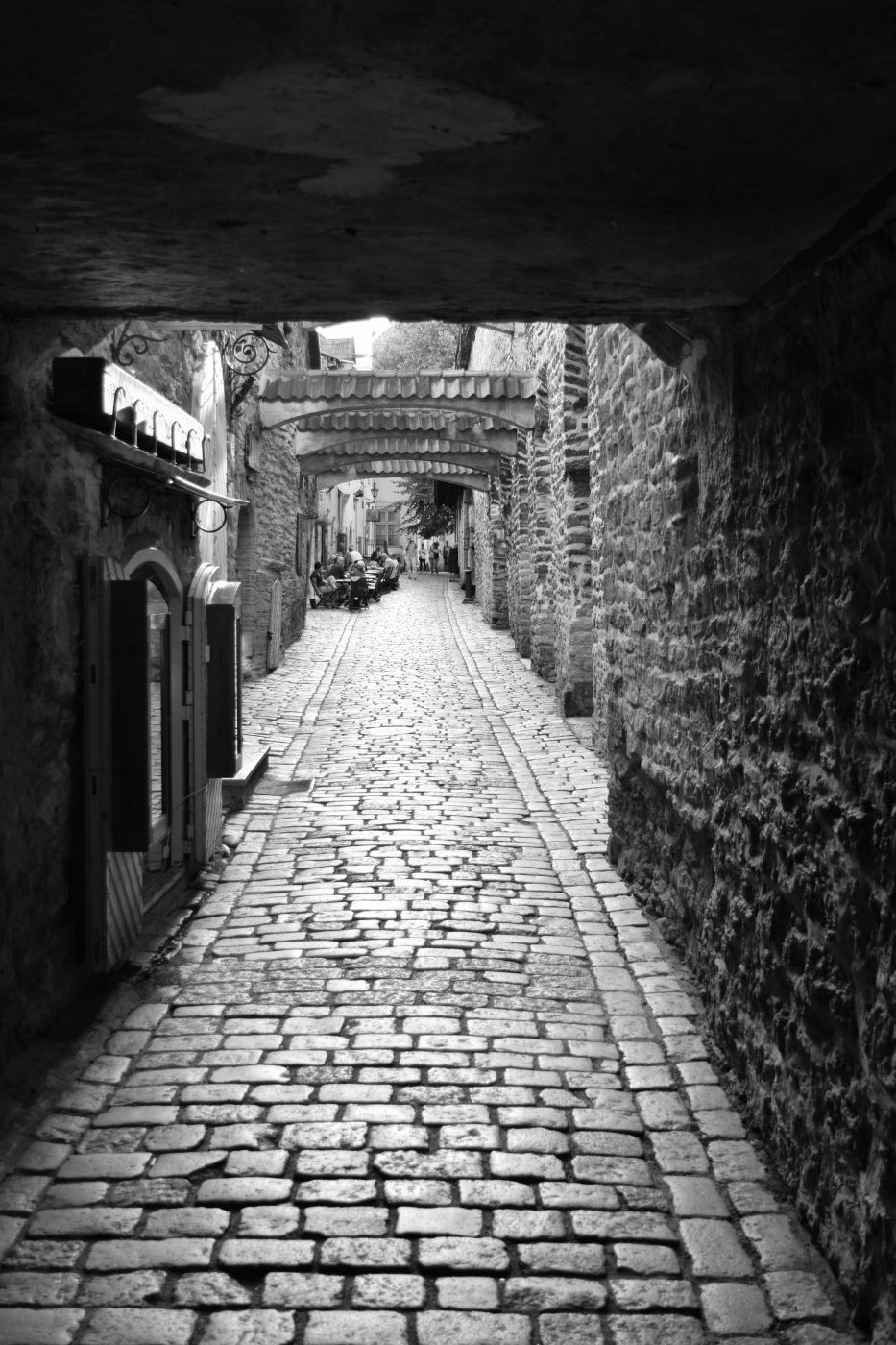 St Catherine's passage, old town of Tallinn, Estonia