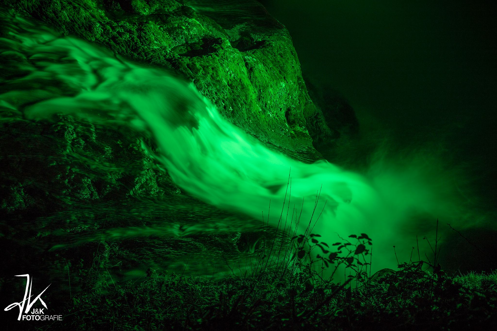 St. Patrick's Day @ rhine falls, Switzerland