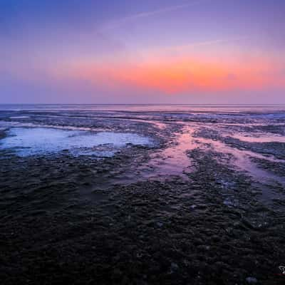 Sunrise at the Dollart, Netherlands