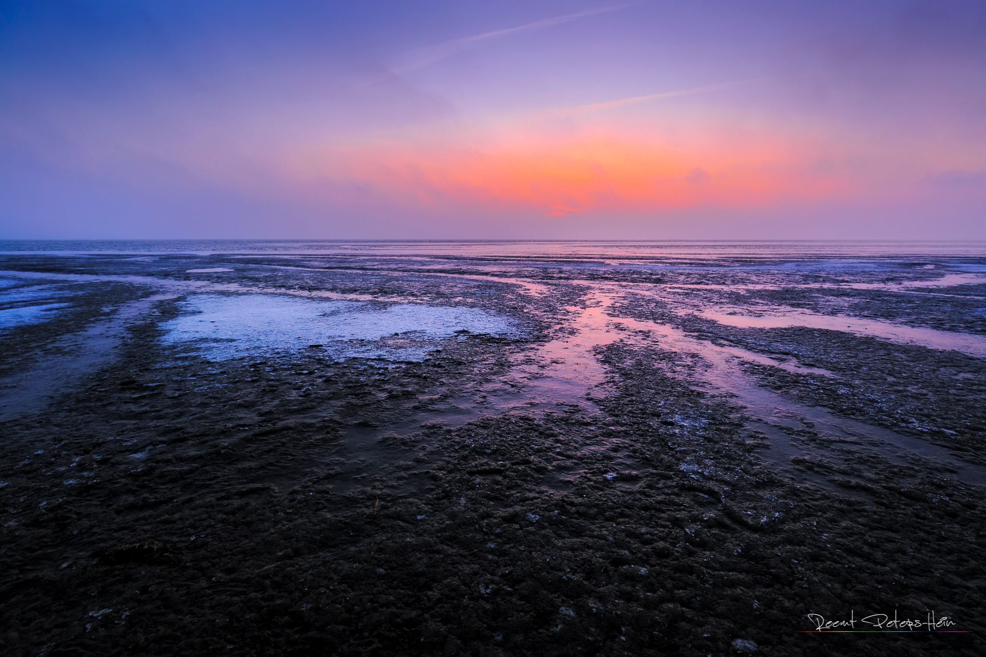 Sunrise at the Dollart, Netherlands