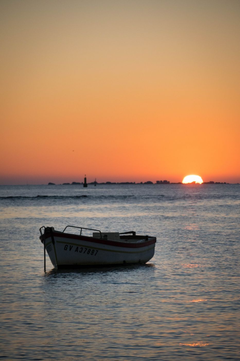Sunset on th Iroise Sea, Léchiagat, Brittany, France, France