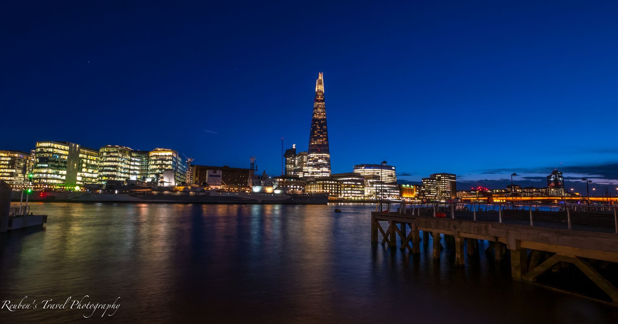 The Shard at night, London, United Kingdom