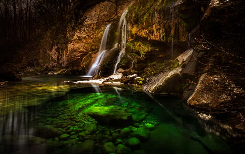 Virje waterfall