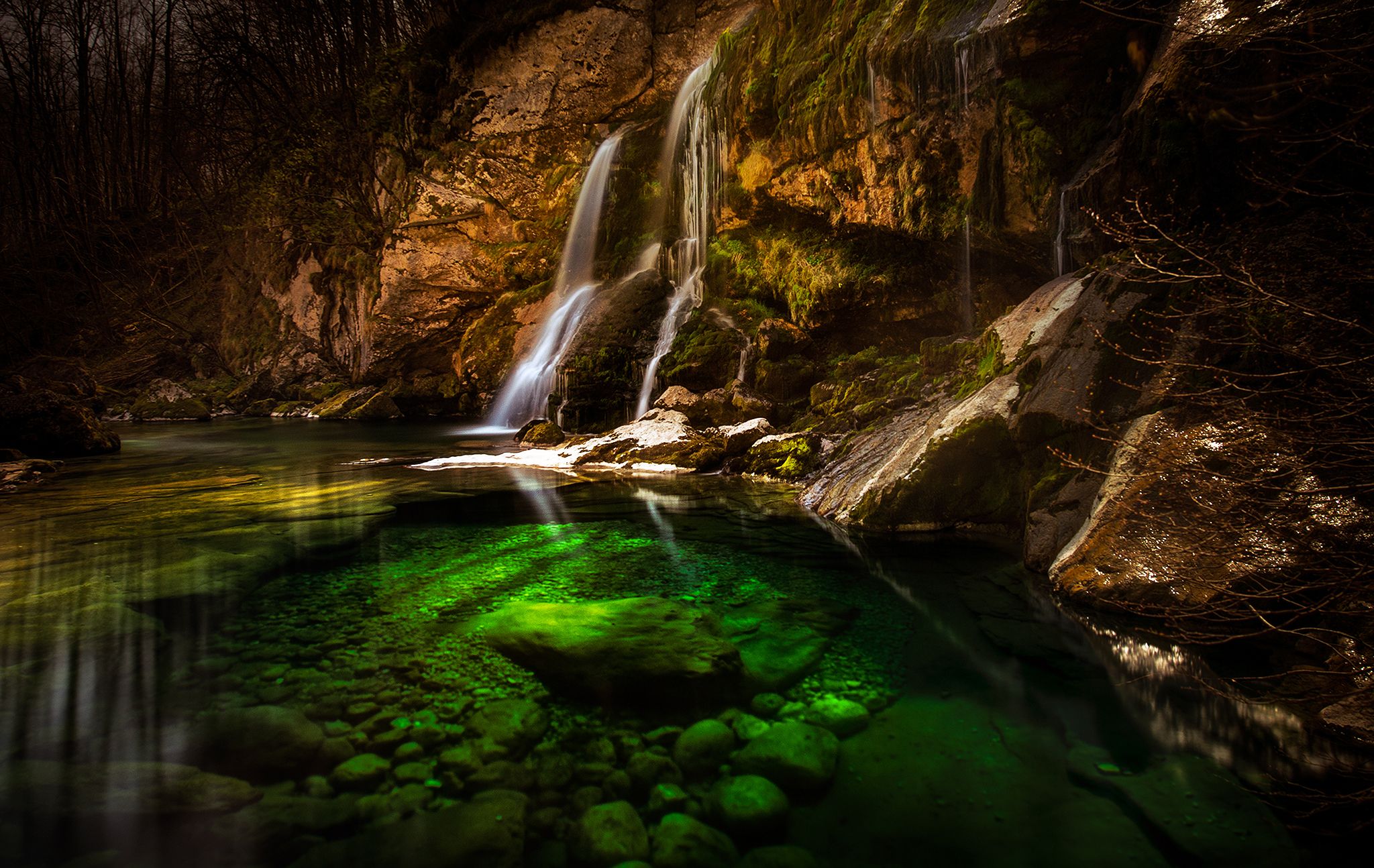 Virje waterfall, Slovenia