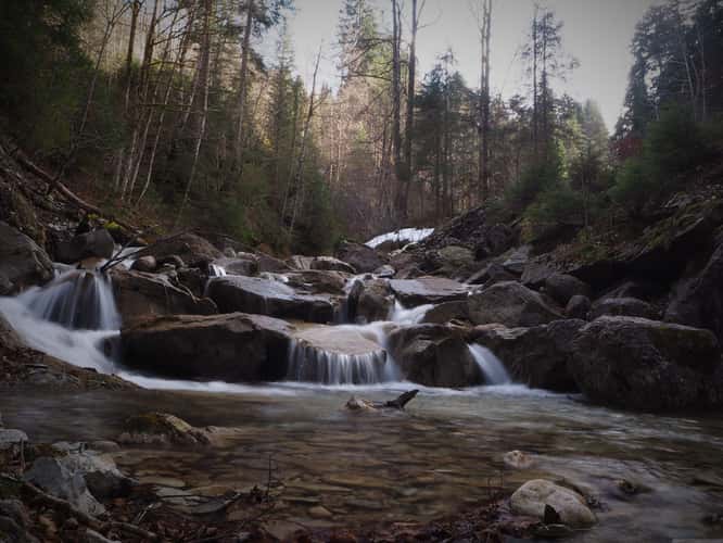 Waterfalls in Unterammergau