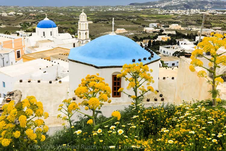 Blick auf Pyrgos