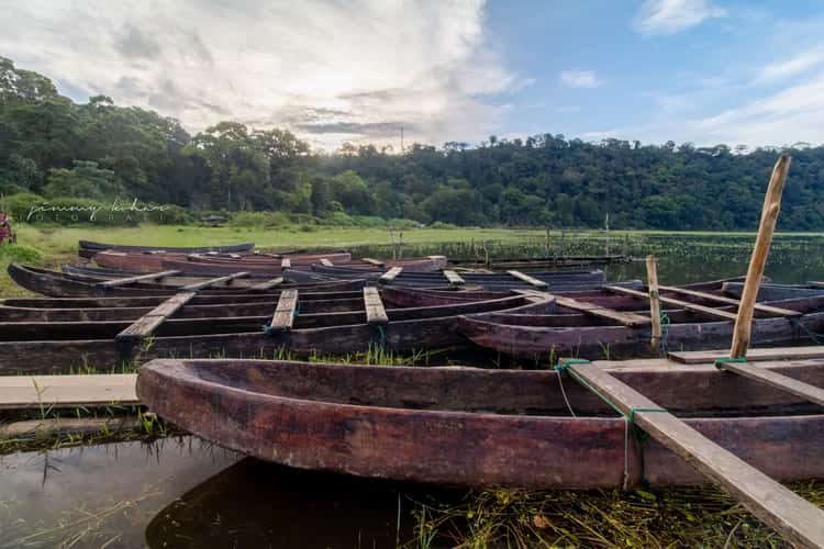 Wooden Boats of Lake Tamblingan, Bali