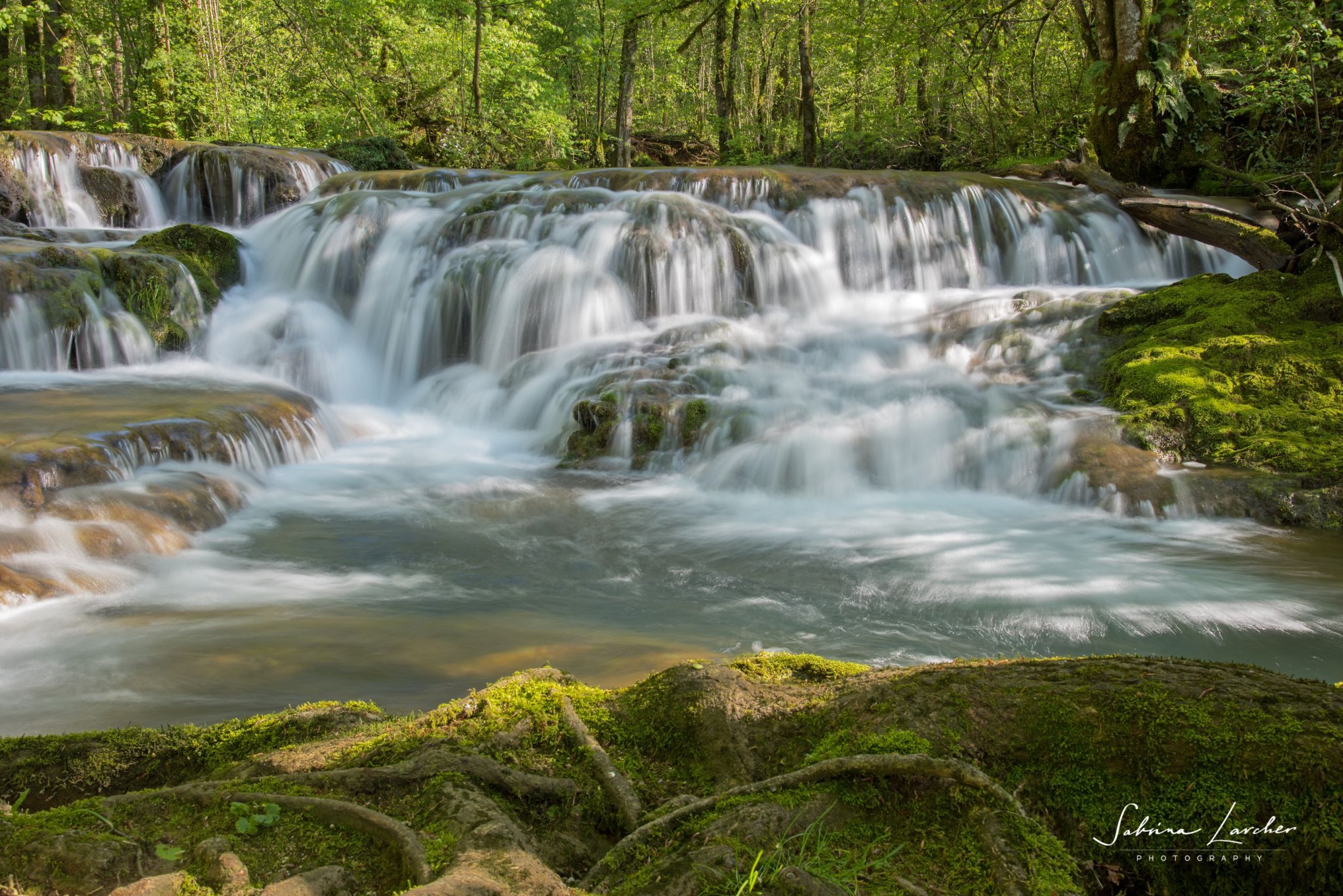 Creek above the Cascade des tufs, France