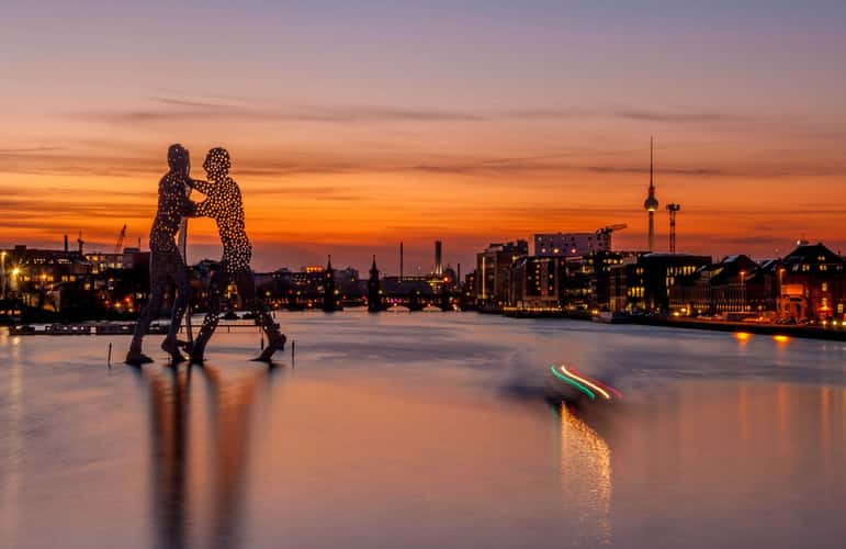 View from the Elsenbridge, Berlin