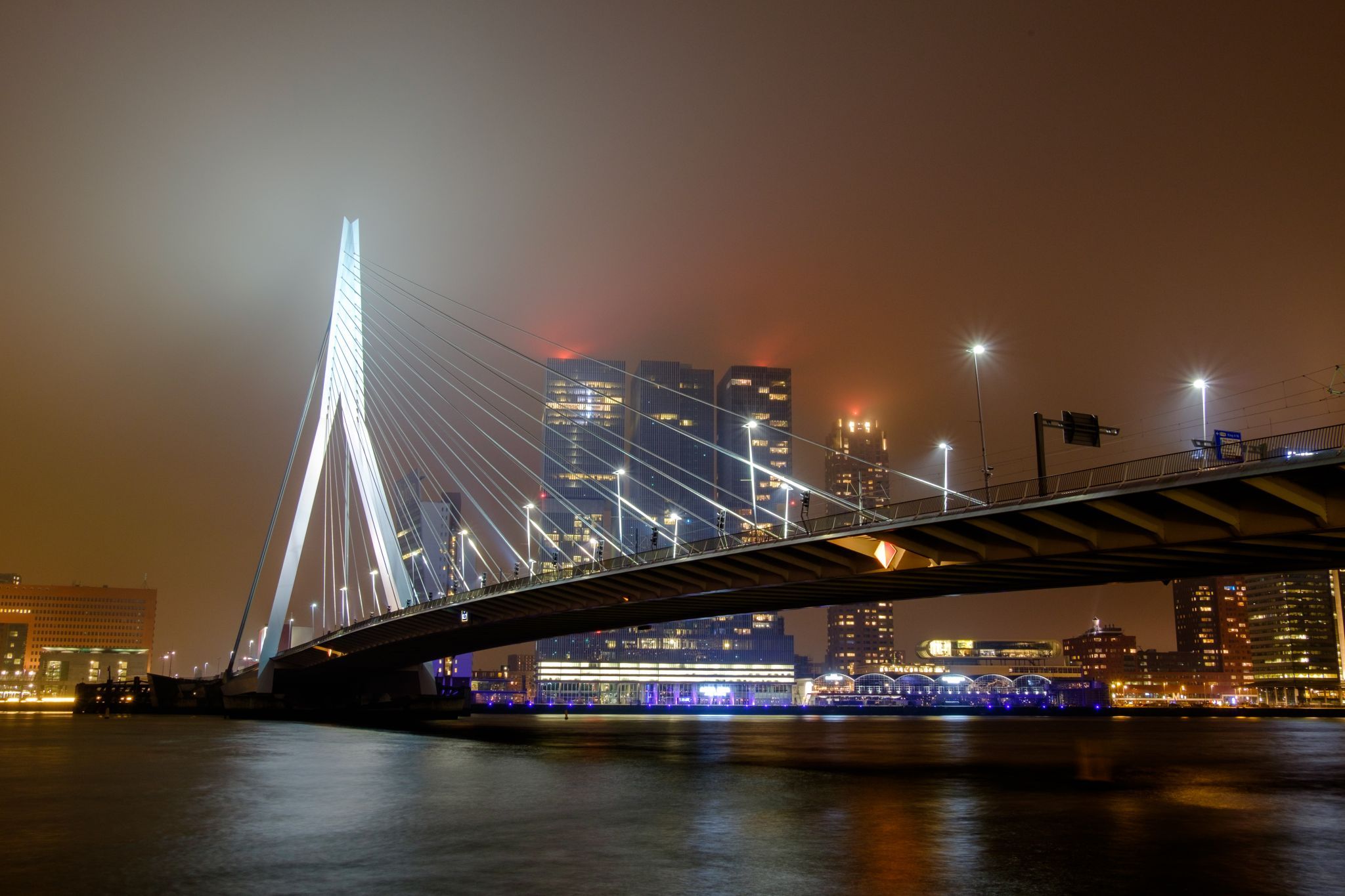 Erasmus Bridge, Rotterdam, Netherlands