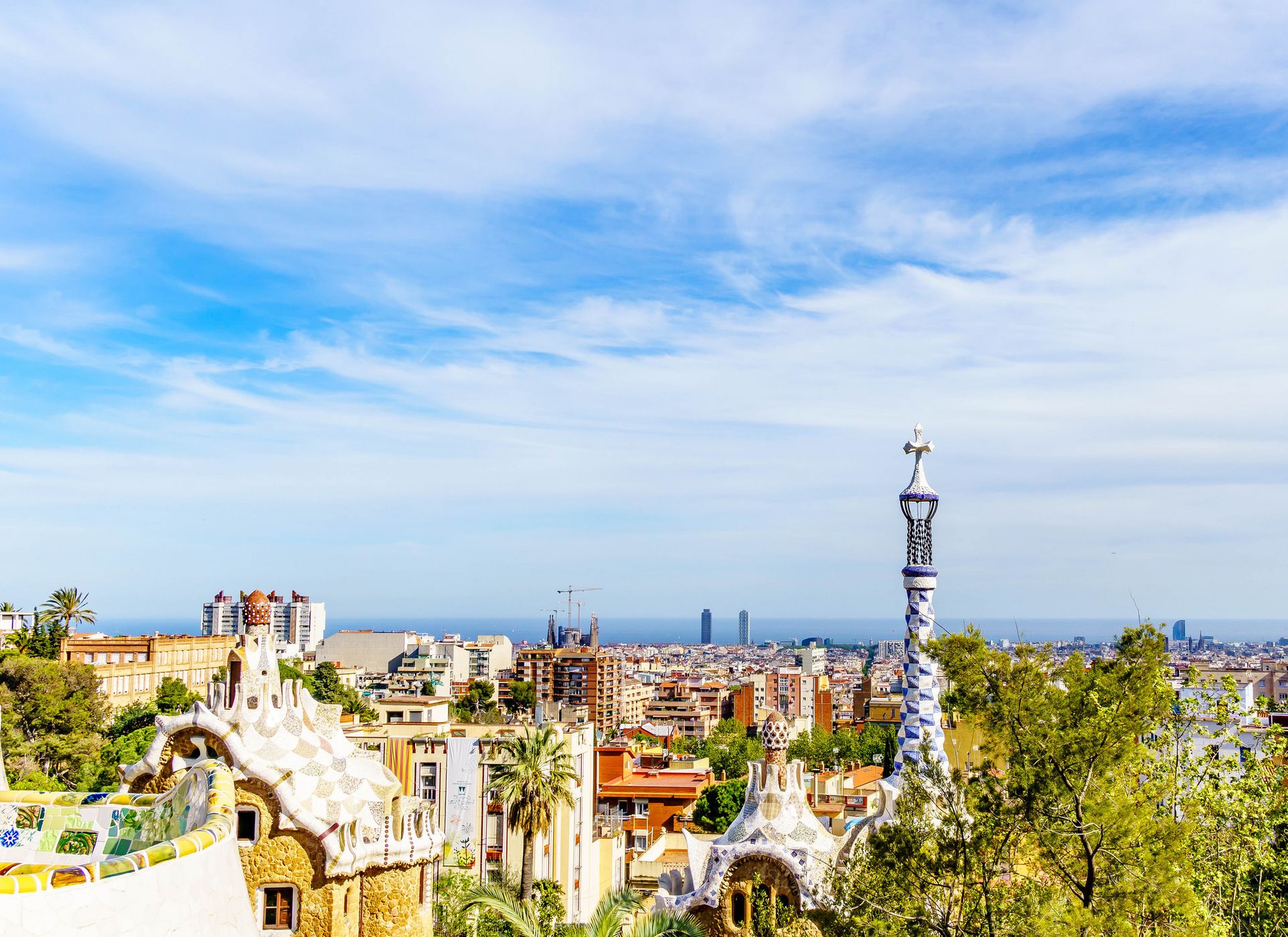 Gatehouse of Park Güell, Spain