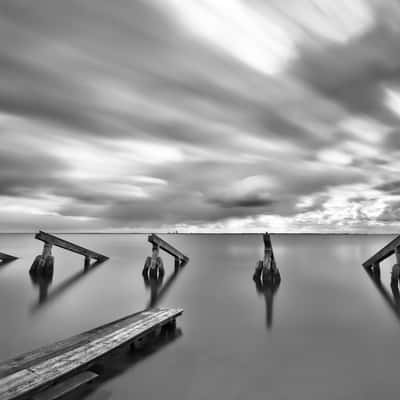 Icebreakers on Marken, Netherlands