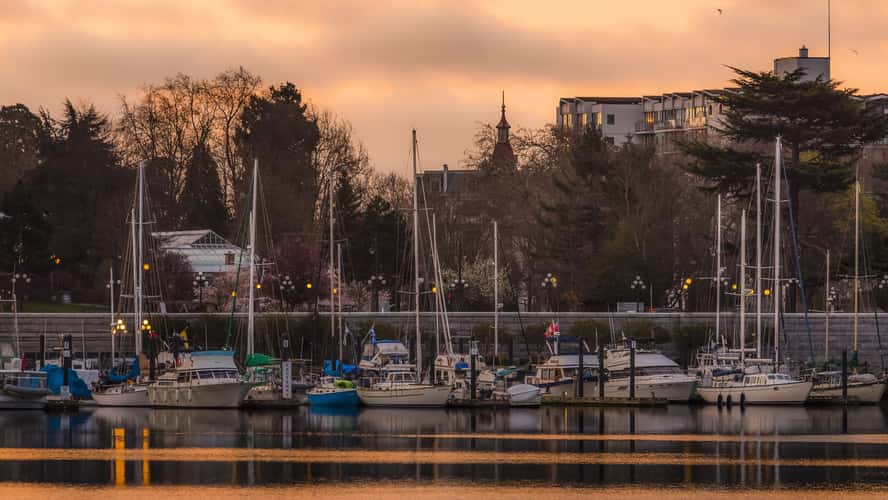 Inner Harbour just before Sunrise