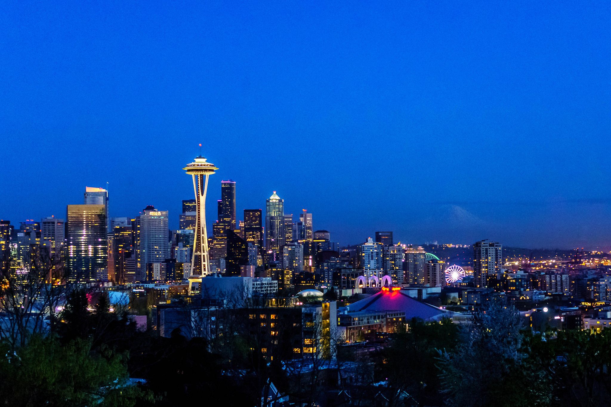 Space Needle from Kerry Park, Seattle, USA