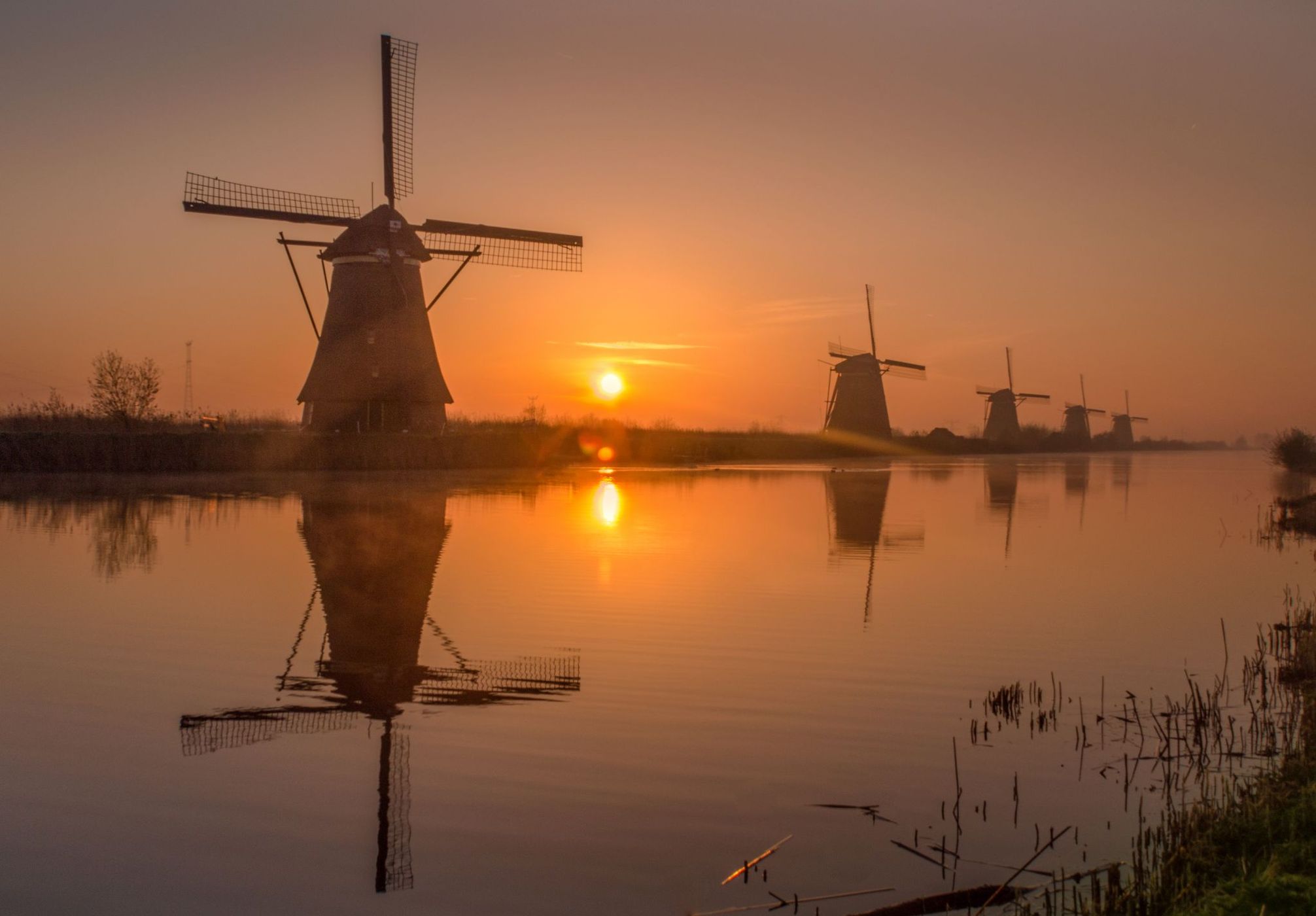 Windmills, Kinderdijk UNESCO World Heritage, Netherlands
