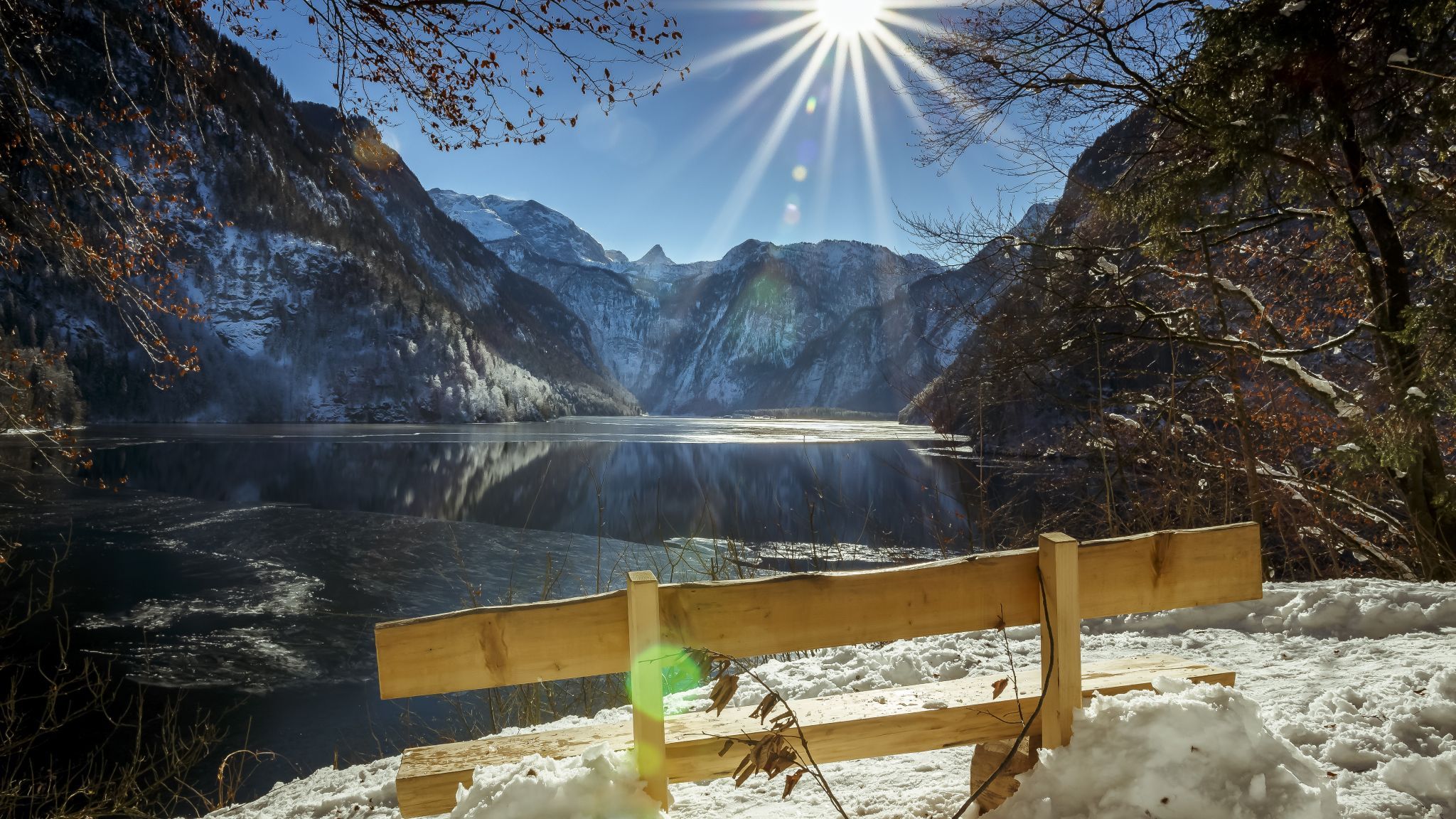 Königssee im Winter (Malerwinkel), Germany