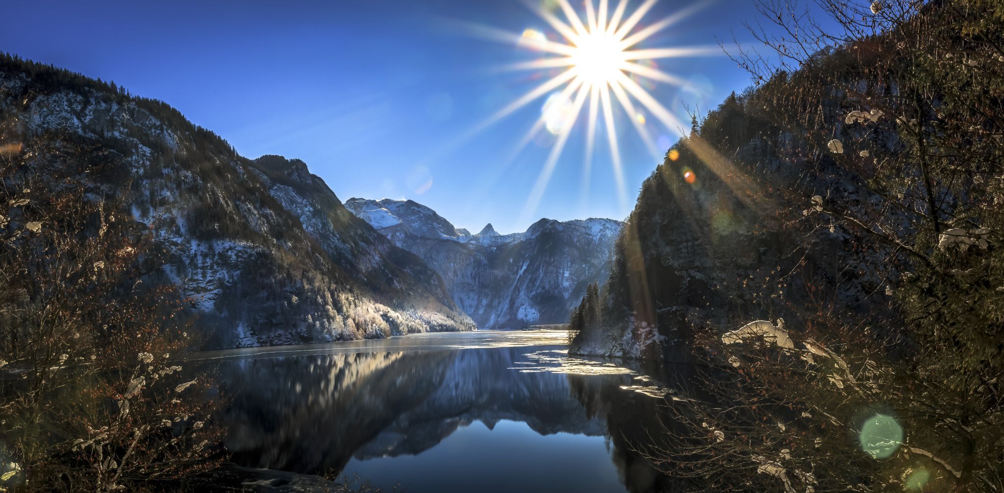 Königssee im Winter (Malerwinkel), Germany
