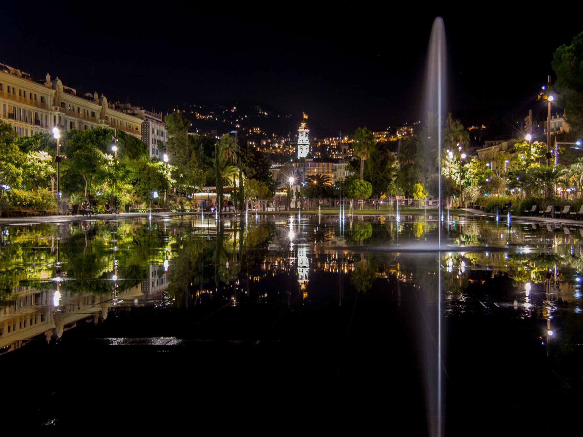 Night at Nice, France