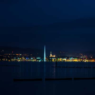 Night View of Geneva, Switzerland