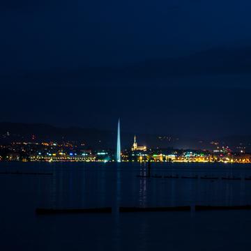 Night View of Geneva, Switzerland