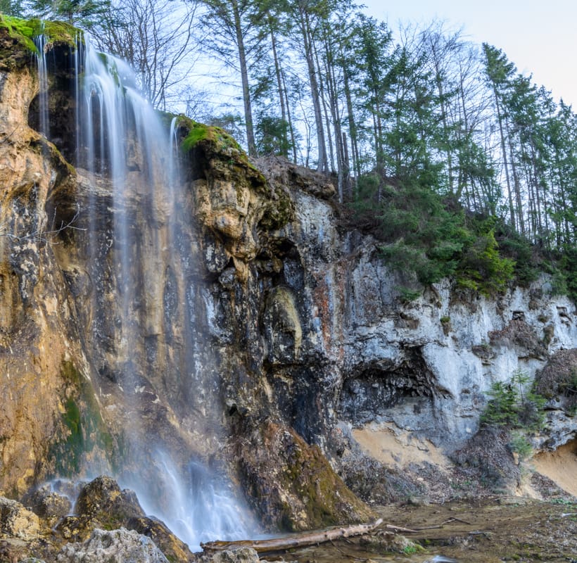 Pisoaia waterfall, Romania