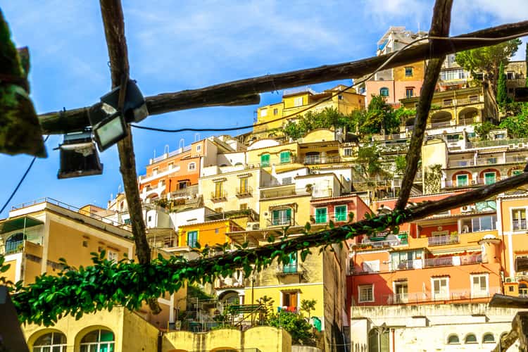 Positano Mid-way down the main drag