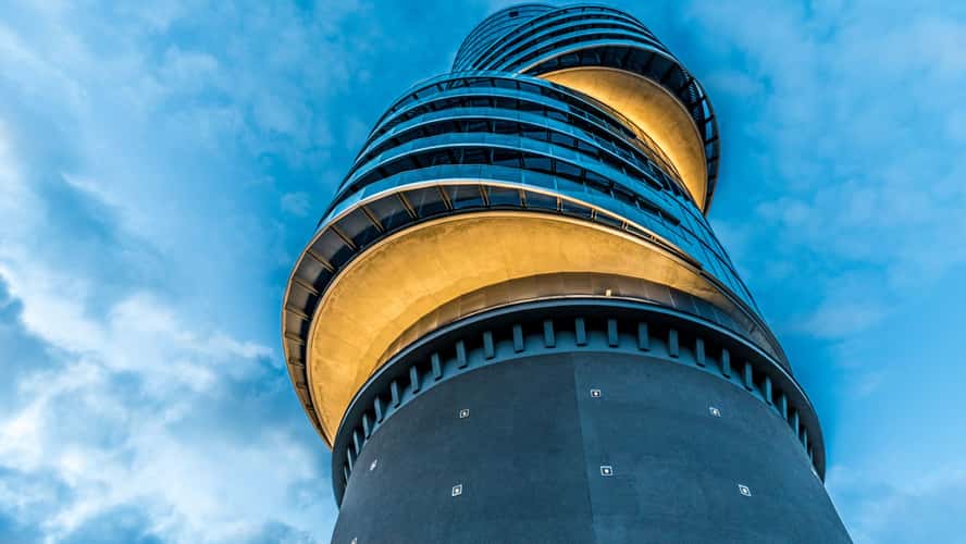 The Exzenterhaus from Below, Bochum