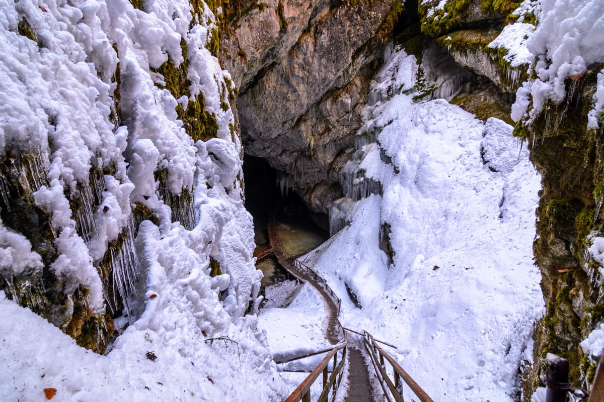 Scarisoara ice-cave, Romania