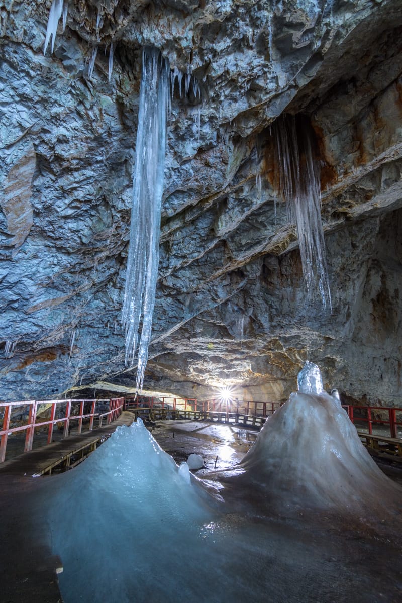 Scarisoara ice-cave, Romania