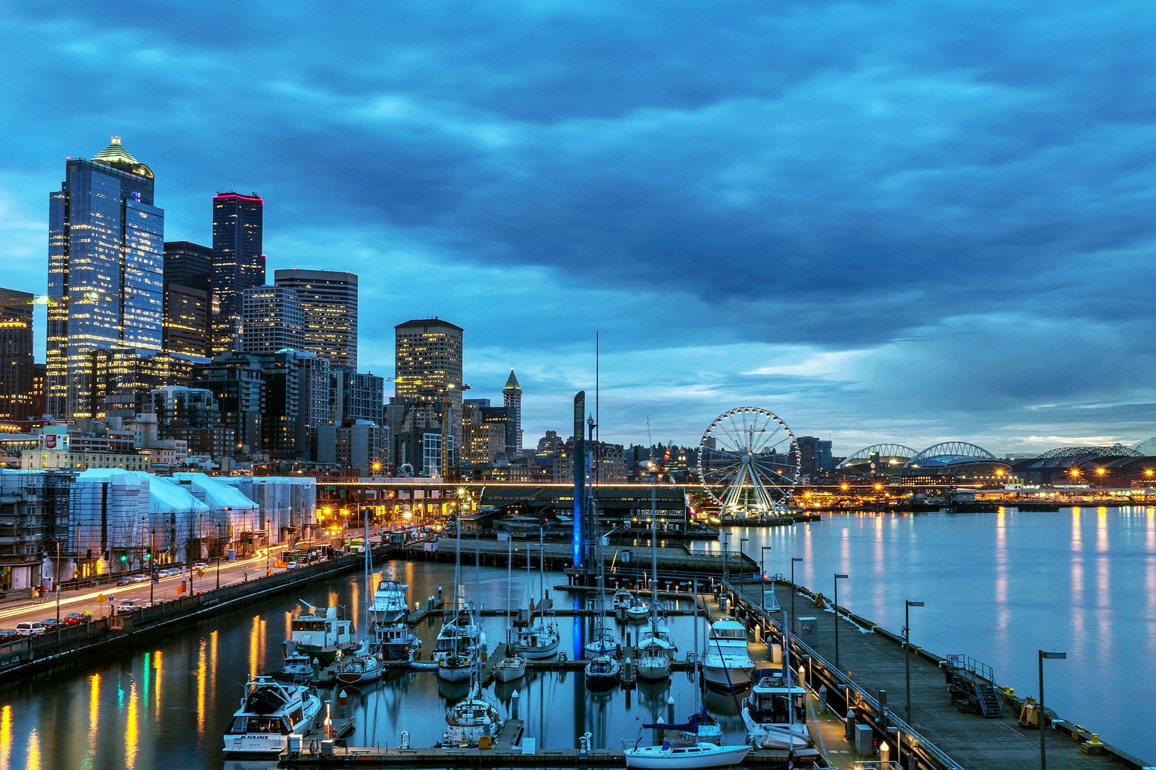 View of Pier 66, Seattle, USA