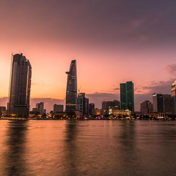 Skyline of Saigon, Vietnam