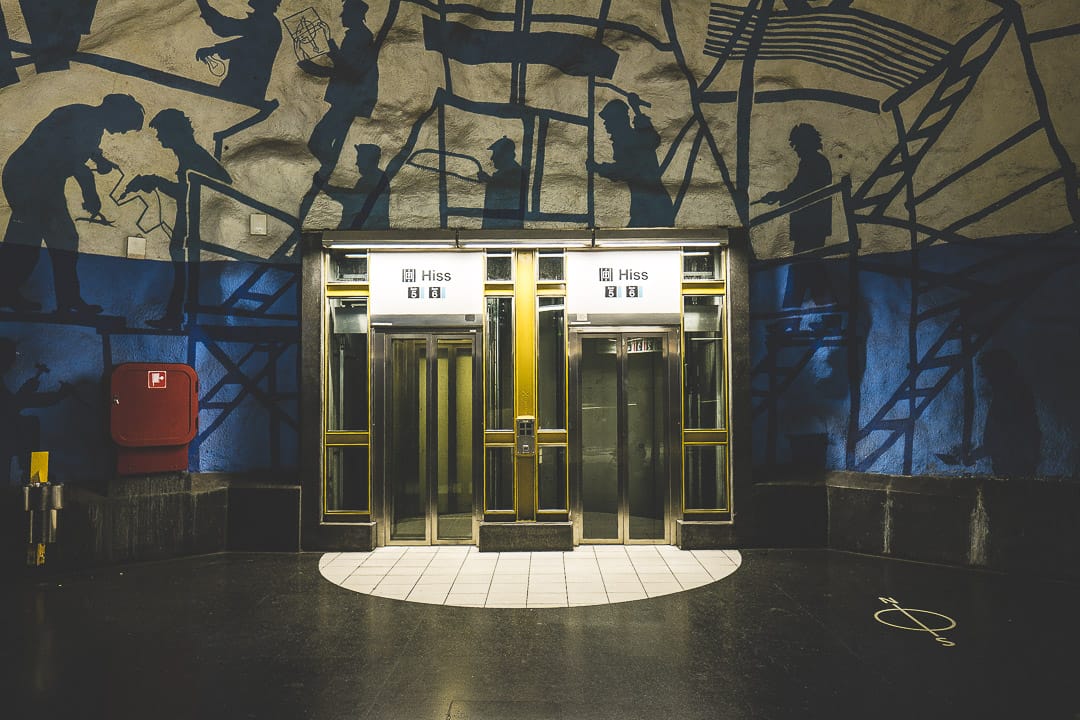 Solna Subway Station, Stockholm, Sweden