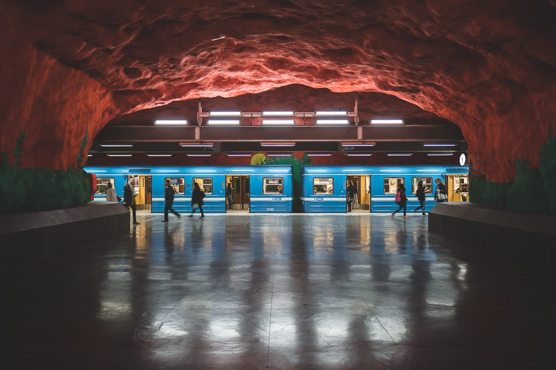 Solna Subway Station, Stockholm, Sweden