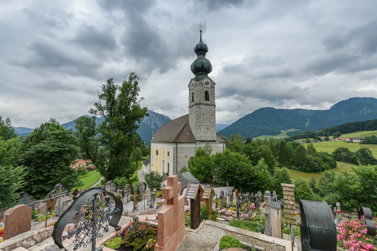 St. George Kirche in Ruhpolding, Germany