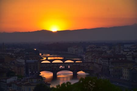 Sunset in Florence