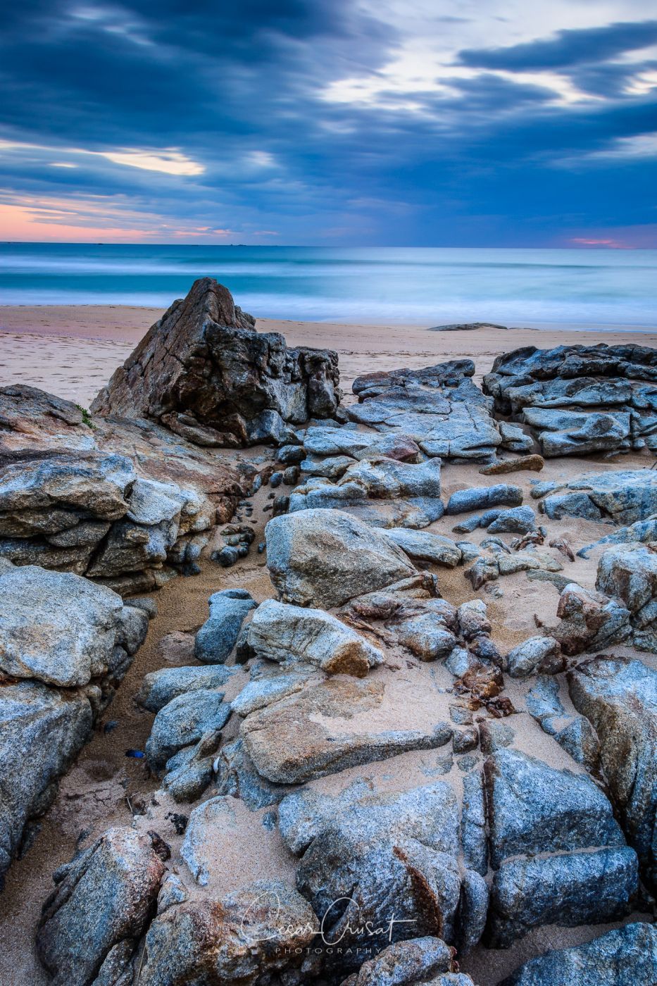 Sunset with rocks formation, Spain