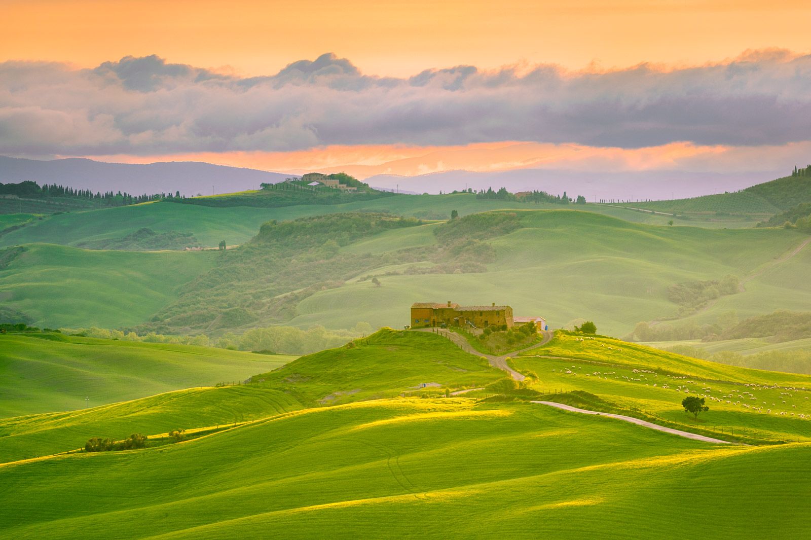 Tuscany sunset, Italy