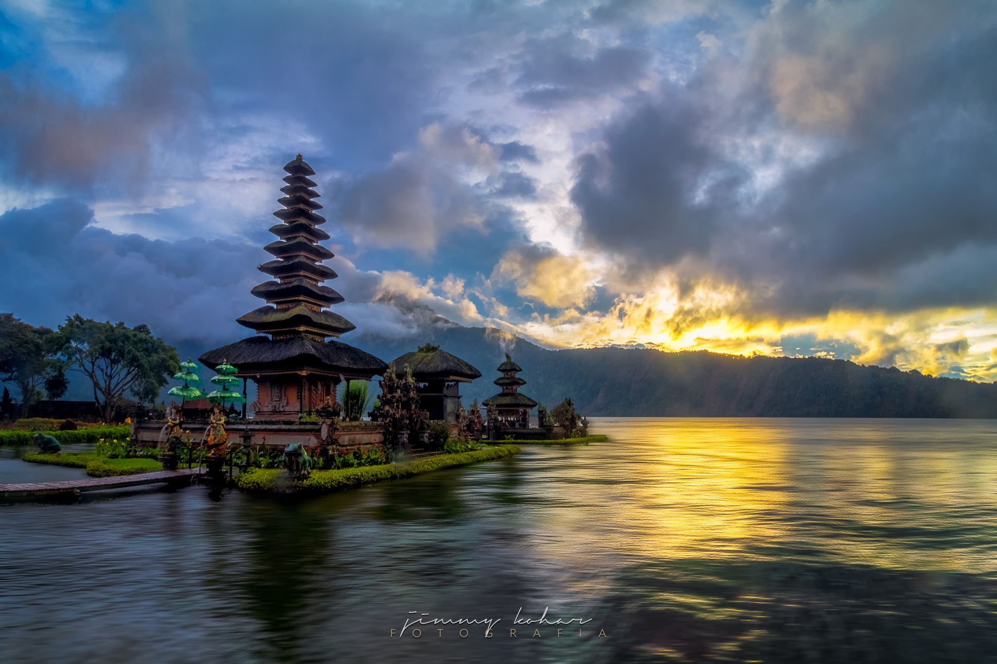 The Ulun Danu Temple Boat, Indonesia