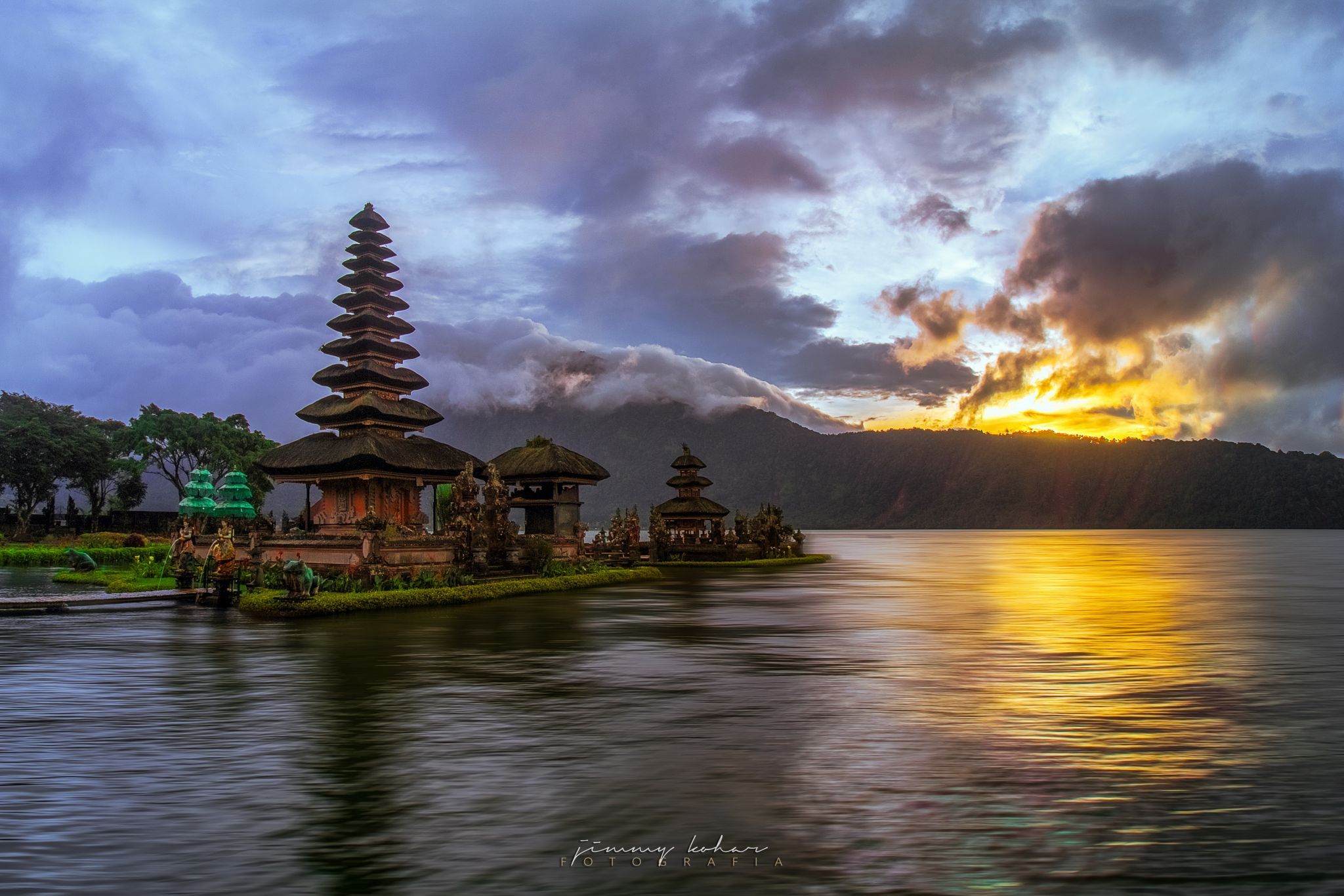 The Ulun Danu Temple Boat, Indonesia