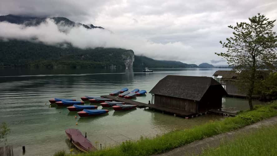 Wolfgangsee - Falkensteinwand View