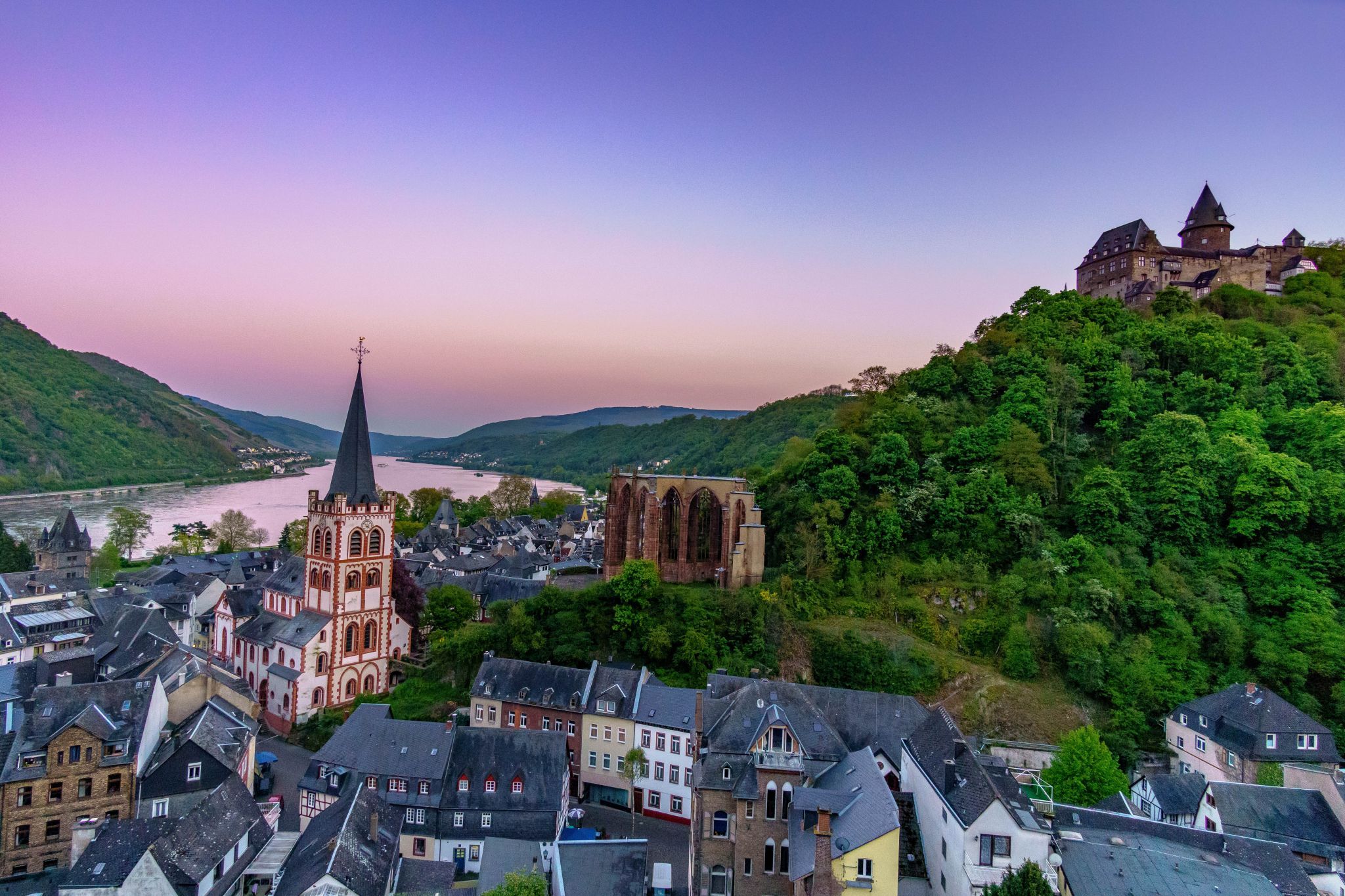 Bacharach and the Rhine, Germany