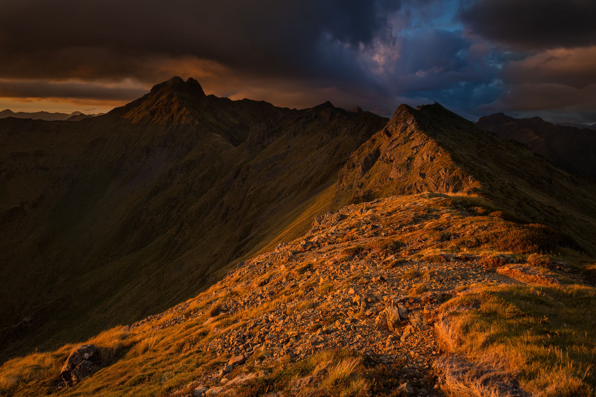 Baton Valley from top of Cowin Spur, New Zealand