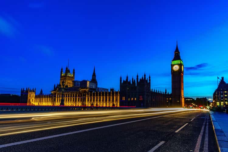Big Ben from Westminster Bridge, London