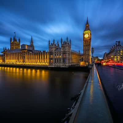 Big Ben from Westminster Bridge, London, United Kingdom